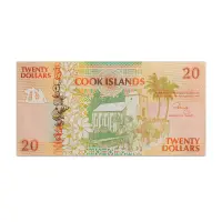 Cook Islands 20 Dollars 1992
