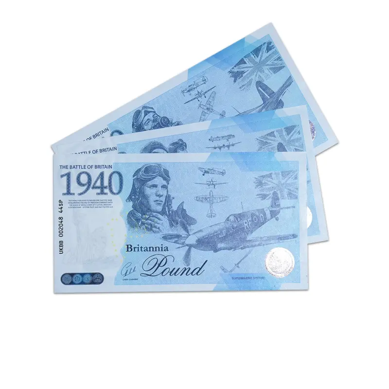 Battle of Britain Aircraft Set of 3 Banknotes - Limited Edition