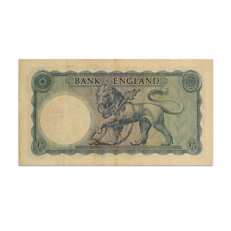 Great Britain (England) Rare 5 Pounds 1957