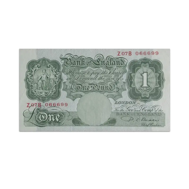 Great Britain Bank of England one pound 1949