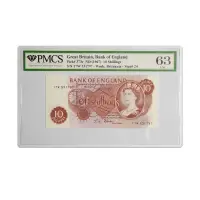 England 10 Shilling Queen Elizabeth II 1961-1970