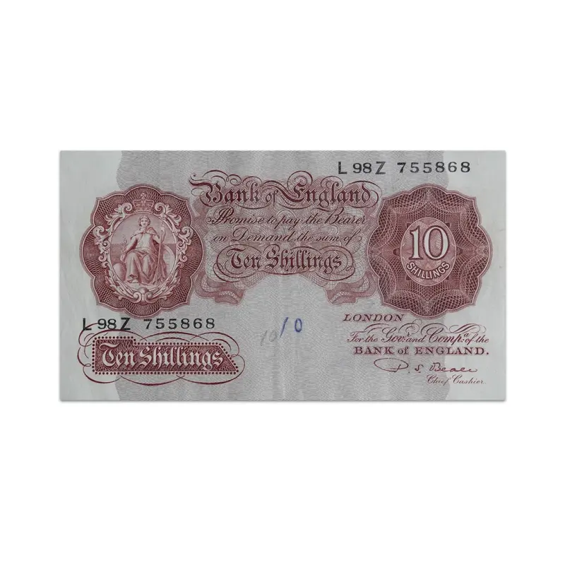 Great Britain Bank of England Ten shillings 1949