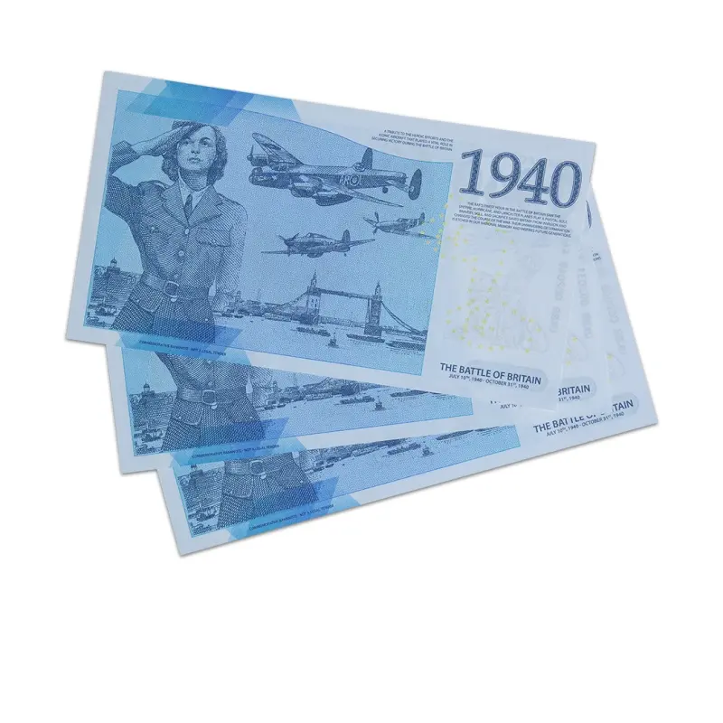 Battle of Britain Aircraft Set of 3 Banknotes - Limited Edition