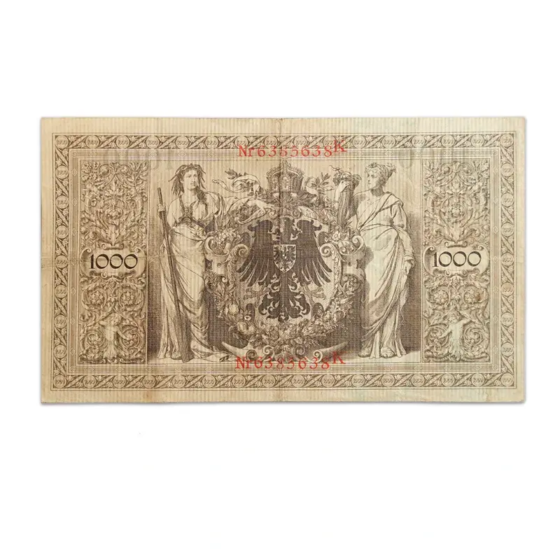 Germany 1000 Mark 1910 more than 100 years old Note