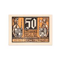 Germany 50 pfenning 1921 Notgeld - City of Schalkau 100 years old