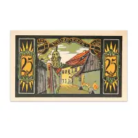 Germany 25 pfenning 1921 Notgeld - City of Zeulenroda - 100 years old