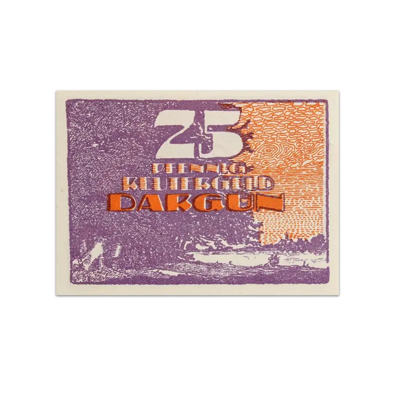 Germany 25 pfenning 1921 Dargun Gemeinde Notgeld more than 100 years old