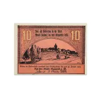 Germany 10 pfenning 1922 Stargard Notgeld more than 100 years old