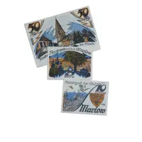 Germany 10, 25, 50 pfennig 1922 City of Marlow Notegeld Set of 3