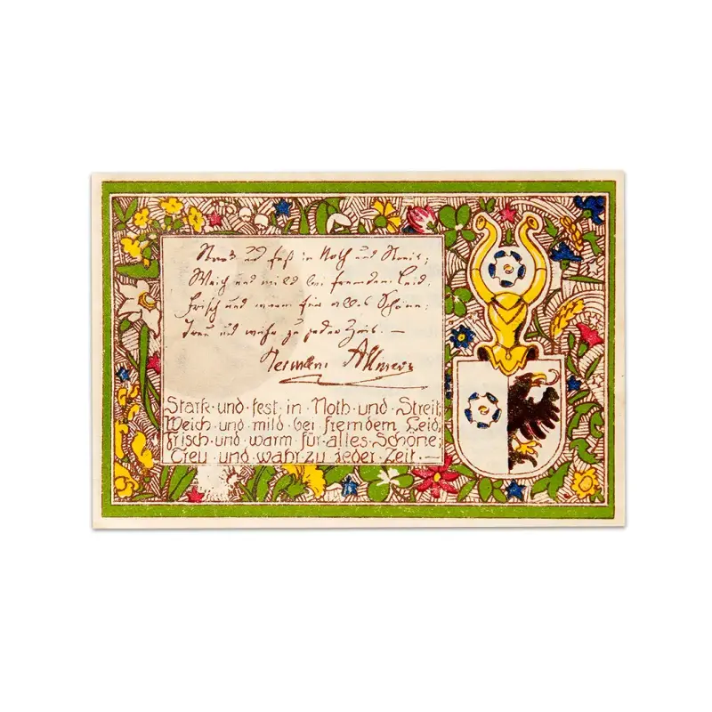 Germany 25 pfenning 1921 Notgeld - Municipality of Stotel - 103 years old