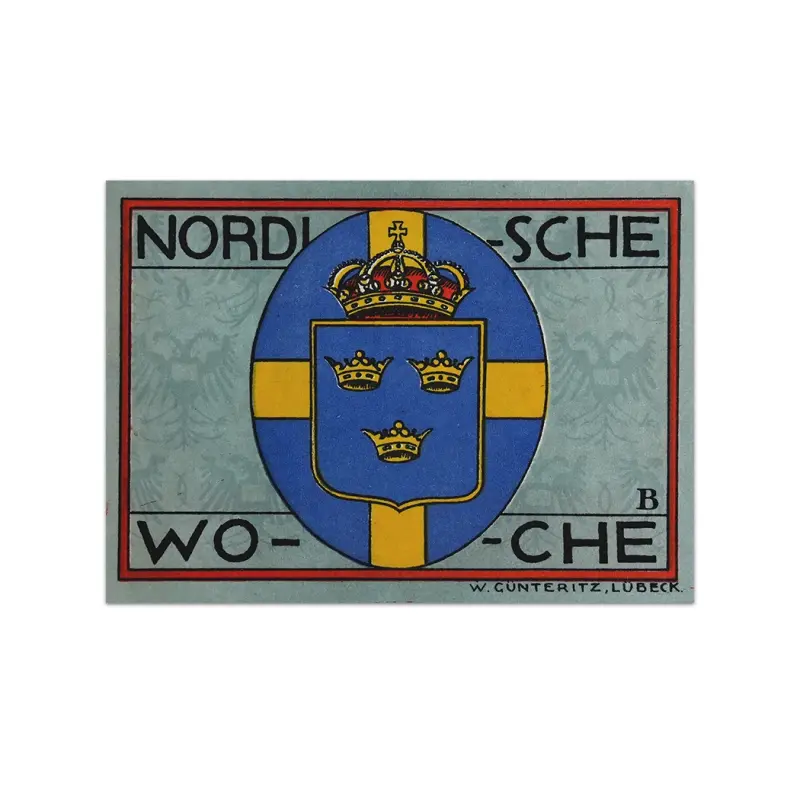 Germany 50 pfenning 1921 City of Lubeck Notgeld more than 100 years old