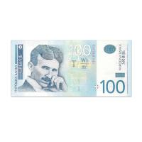 Serbia 100 Dinara 2013