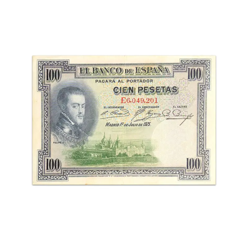 Spain 100 Pesetas 1925 Older than 100 years banknote