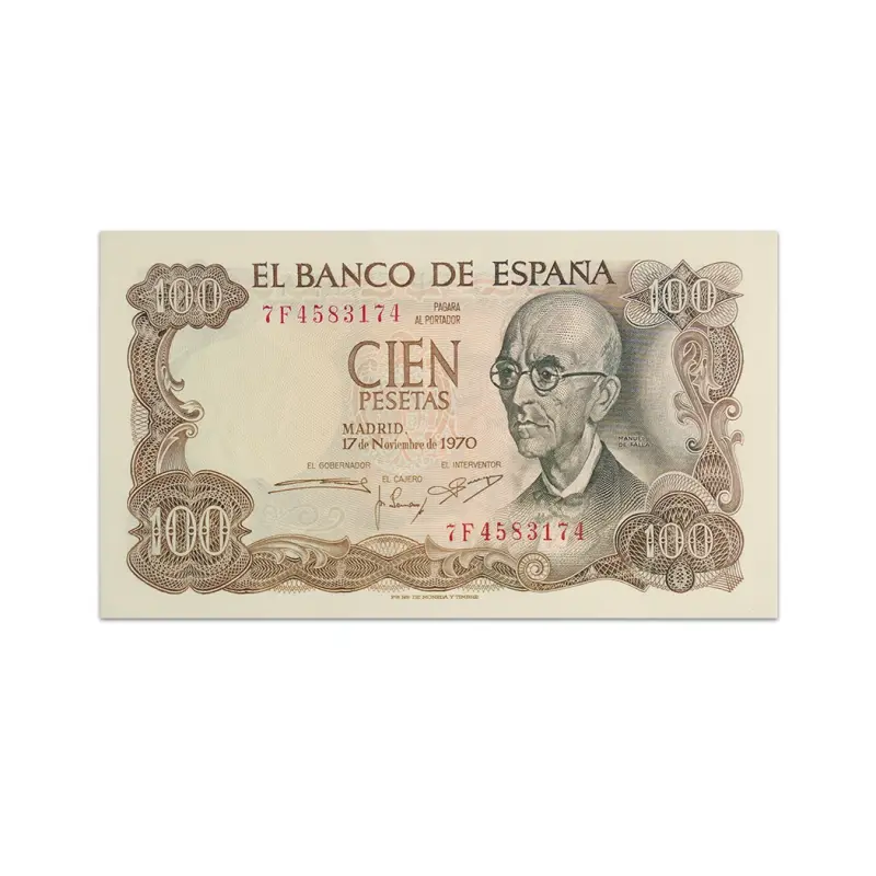 Spain 100 Pesetas 1970