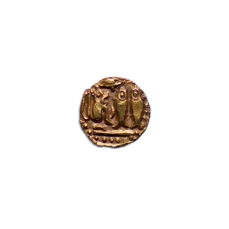 Rajendra Chola 1/8 Kahavanu Gold Coin 1014–1044 CE