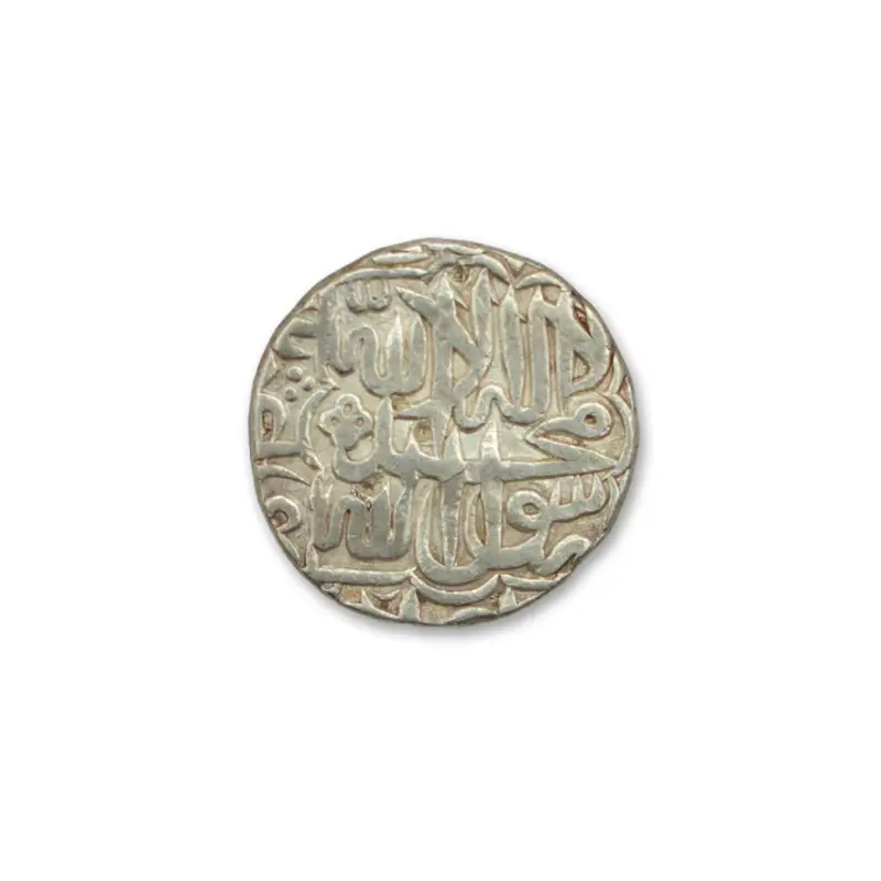 MUHAMMAD AKBAR one rupee Silver Coin Agra Mint - Year 1578