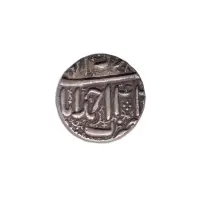 MUHAMMAD AKBAR one rupee Silver Coin Ahmadabad Mint