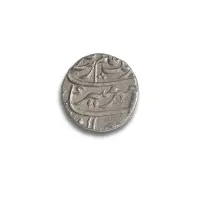 Aurangzeb Silver rupree Rare Akbar Nagar Mint - Year 1658-1707