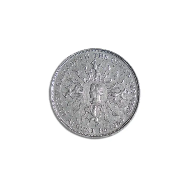 80th birthday of Queen Elizabeth the Queen Mother 25 pence 1980