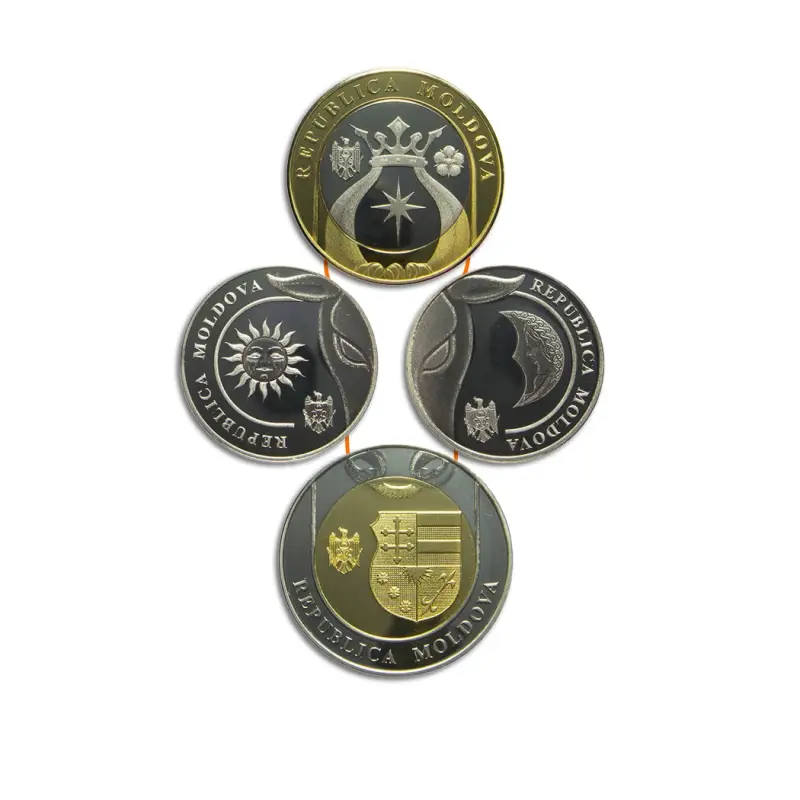 Moldova 1-10 Lei 2018 Set of 4 Coins