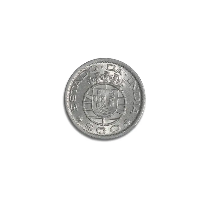 Portuguese India 60 Centavos 1958