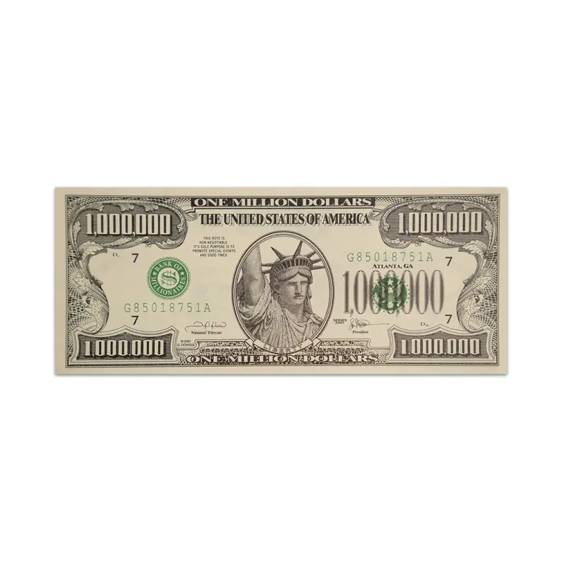 United States Of America 1 Million Dollar Fantasy note