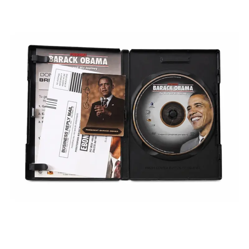Barack Obama: The Man and His Journey Collector's Edition  DVD with Limited Edition Trading card 2009