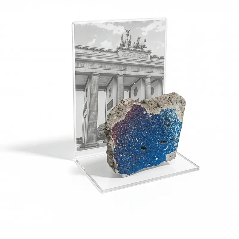 Germany Original Berlin Wall Stone 1961-1989 – With certificate