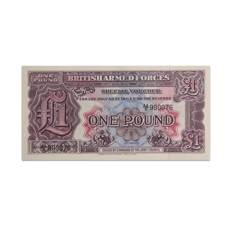 British Armed force 1 Pound 1948