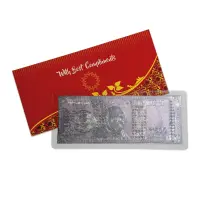 500 Rupees Pure 999 Silver Banknote