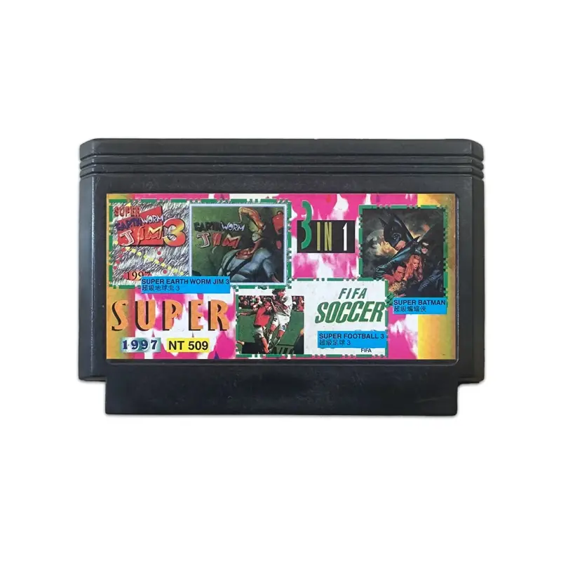 Vintage Japan-Made Nintendo Famicom/NES 8-Bit Multi Game Cartridge Set of 3