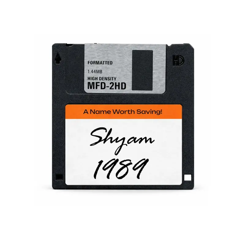 Personalized Retro Floppy Disk – Perfect for Your Desk