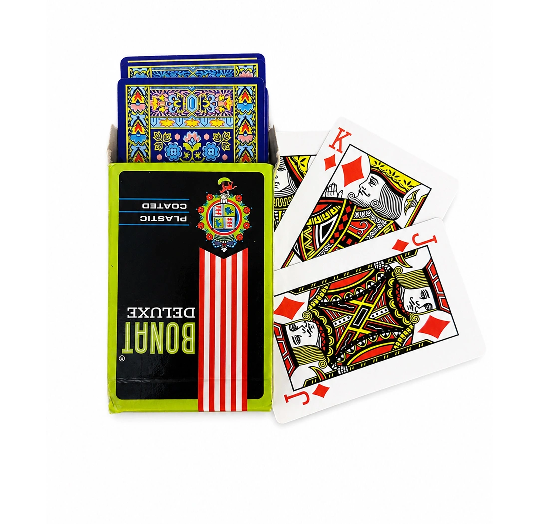 Bonat Deluxe Premium Plastic Coated Playing Cards (Pack of 12 Decks)