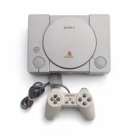 Sony PlayStation 1997 - Early Europe PAL edition (SCPH-5552) with original memory card