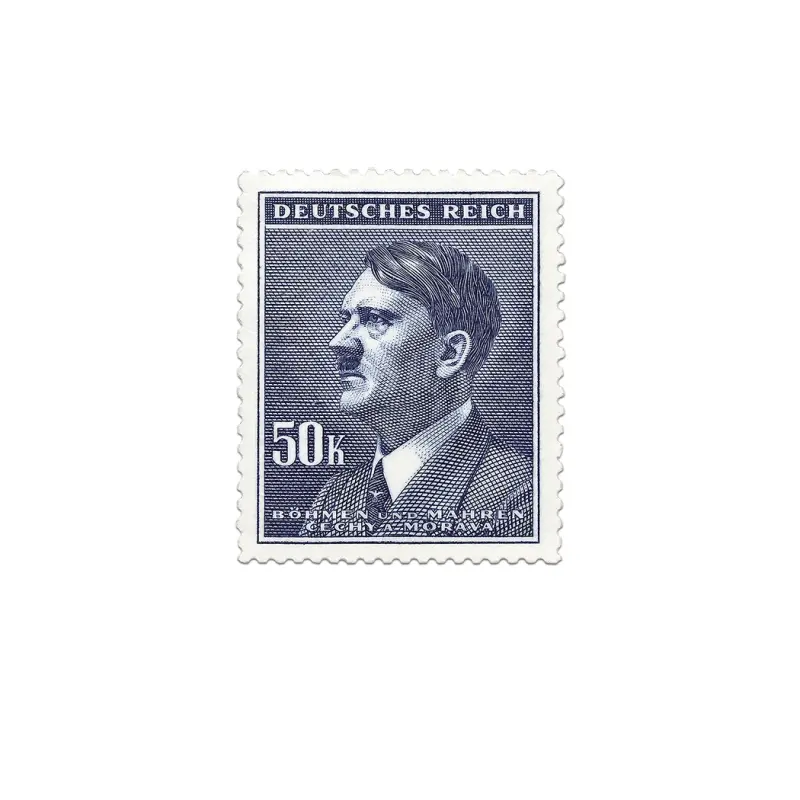 Germany Deutsches Reich 50 koruna Adolf Hitler Stamp 1942
